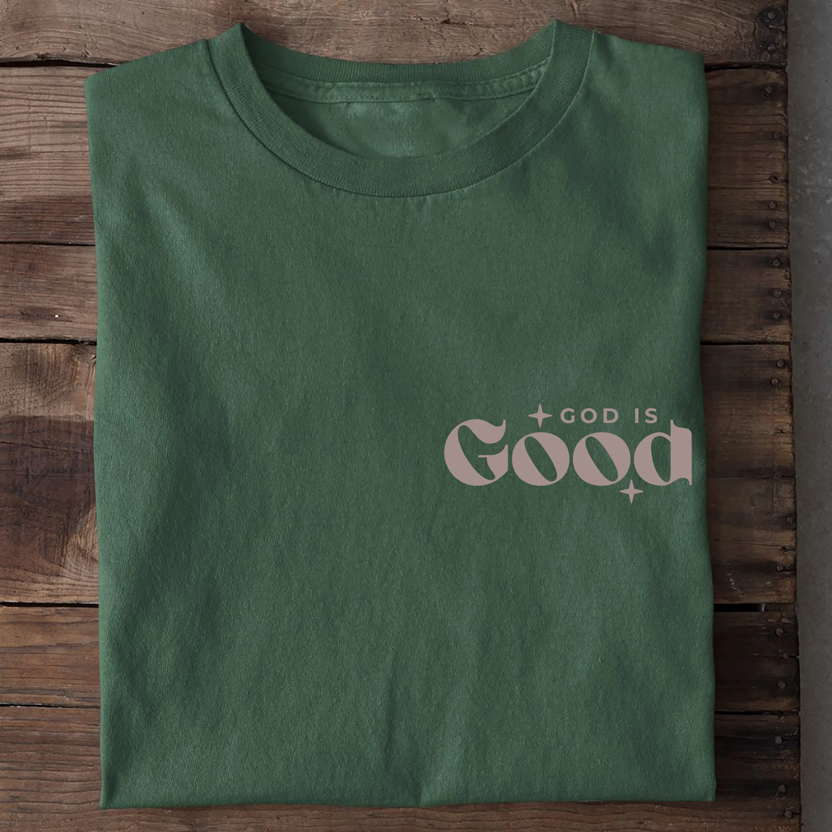 God is good retro taupe Shirt - Image 8