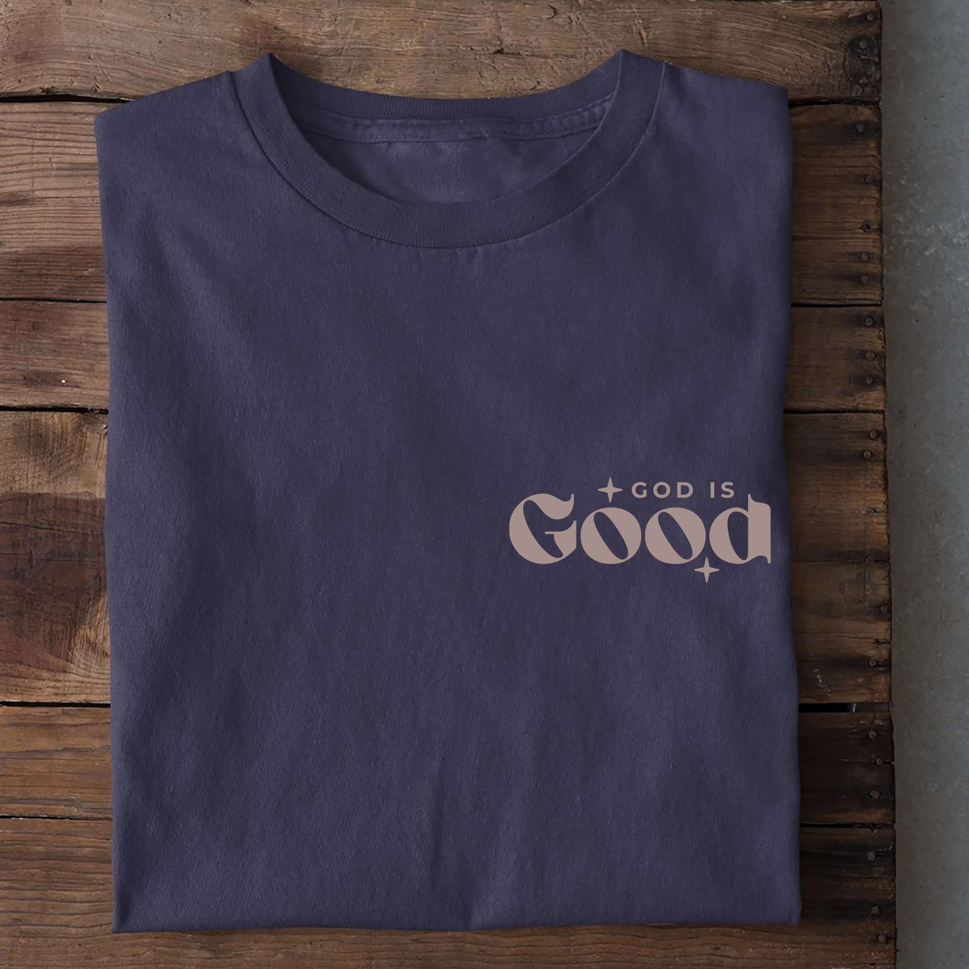 God is good retro taupe Shirt - Image 9