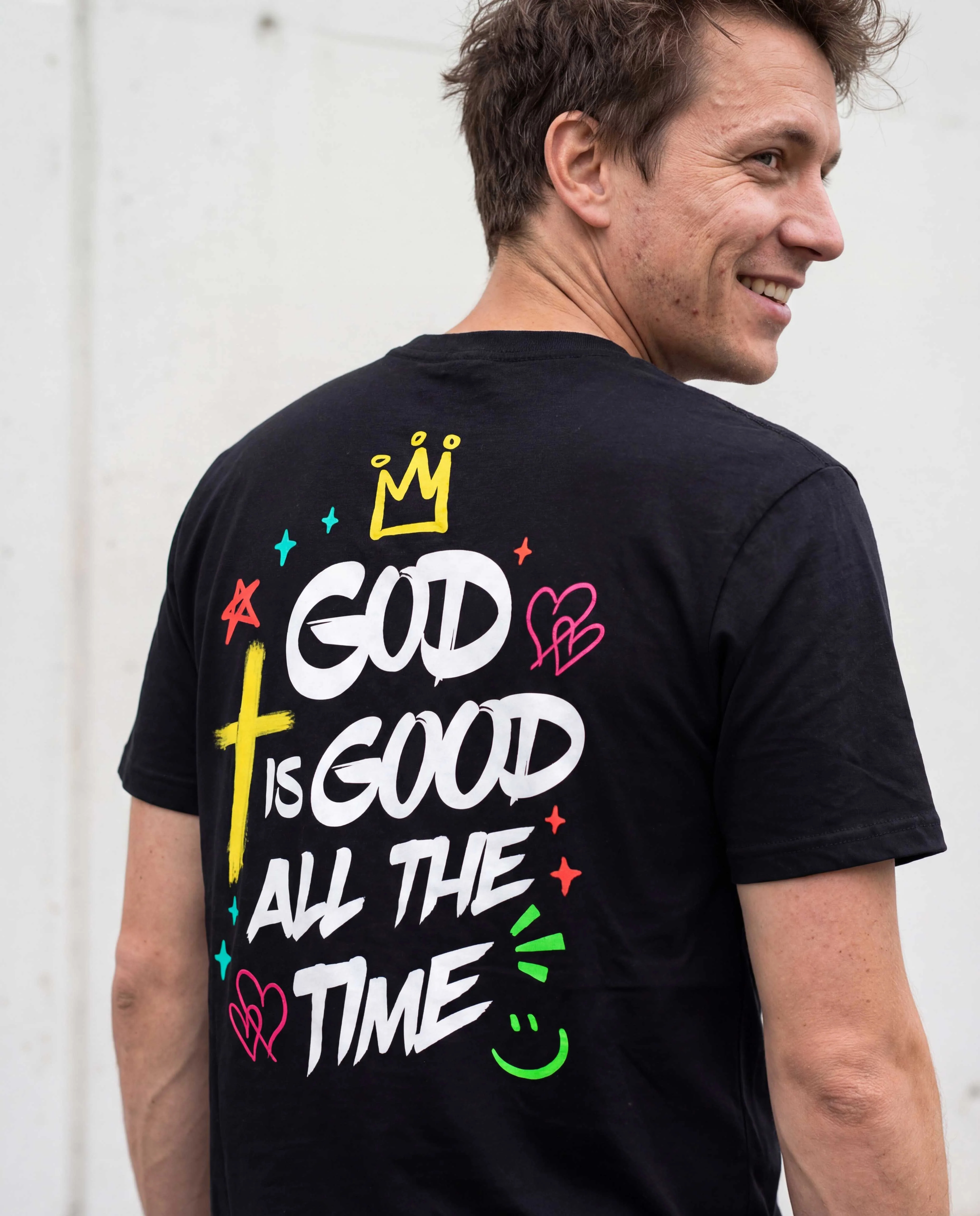 God is good Shirt Backprint