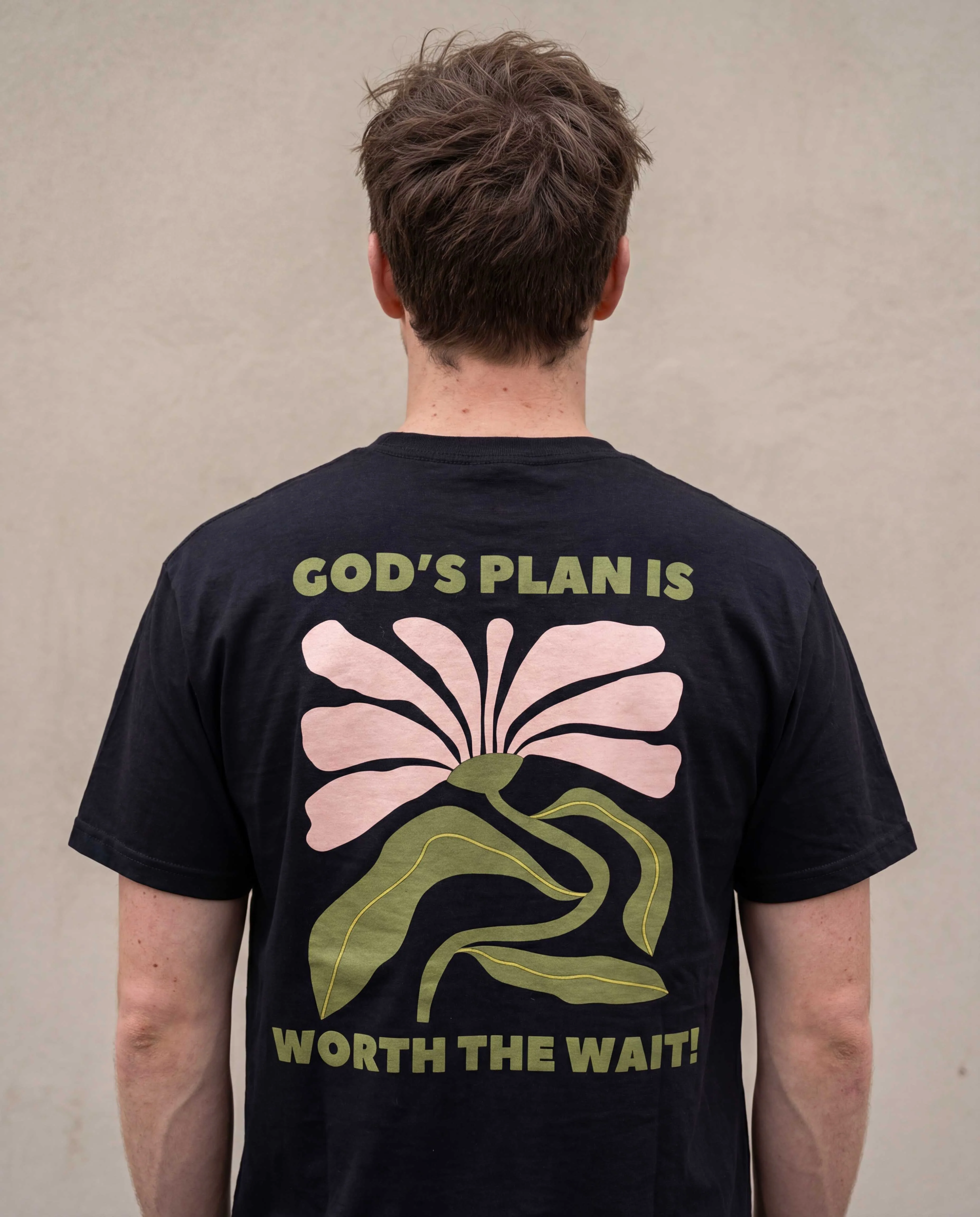 Gods Plan worth Shirt Backprint