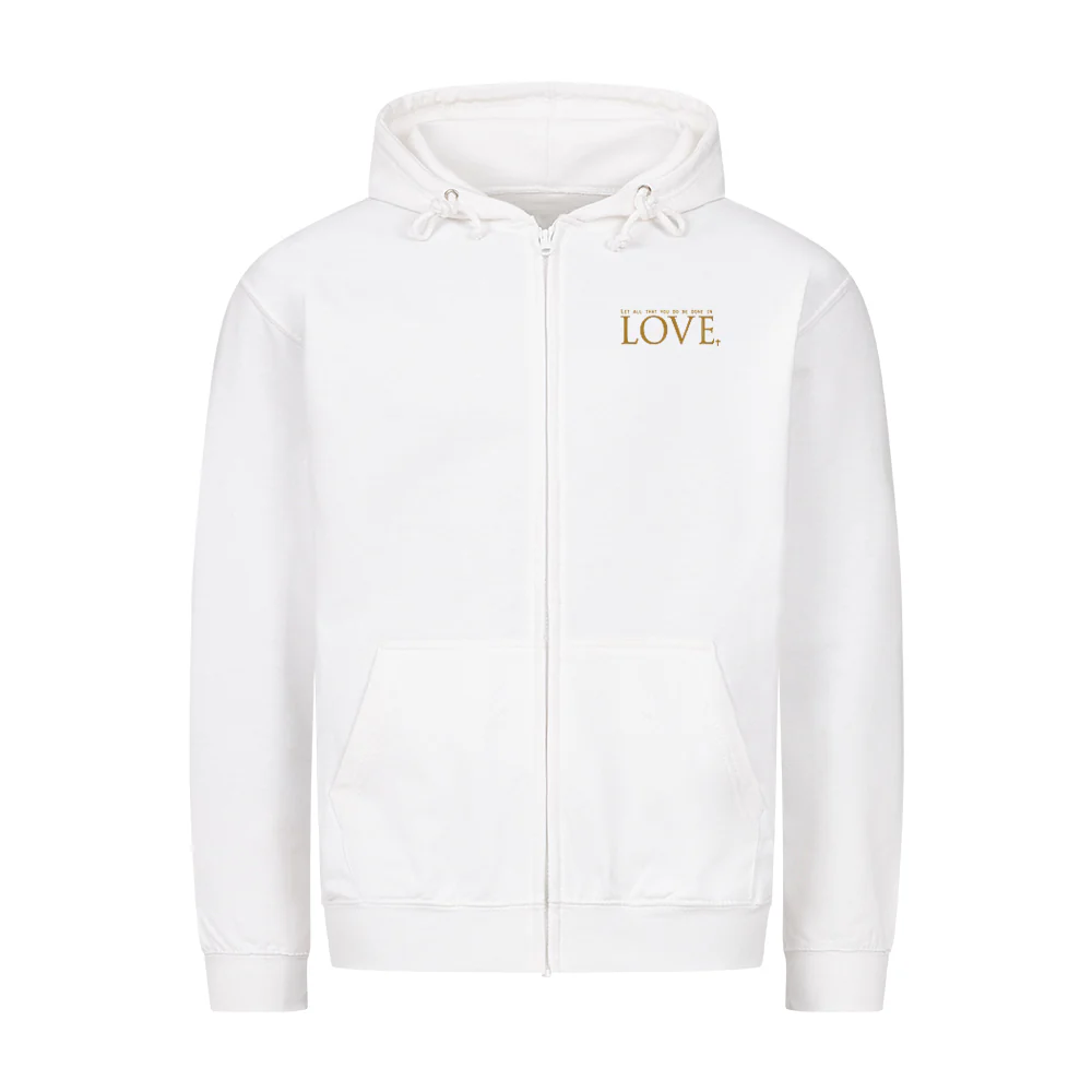 Golden love Zipper Hoodie - Image 3