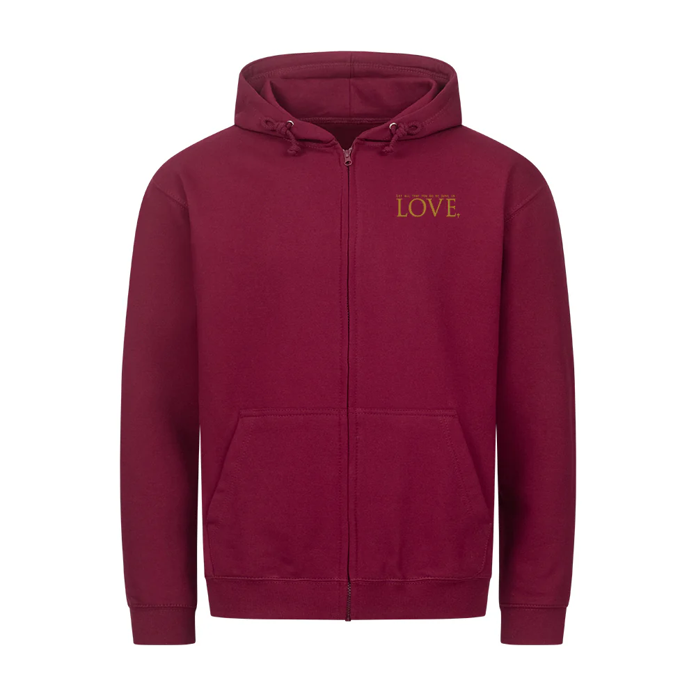 Golden love Zipper Hoodie - Image 5