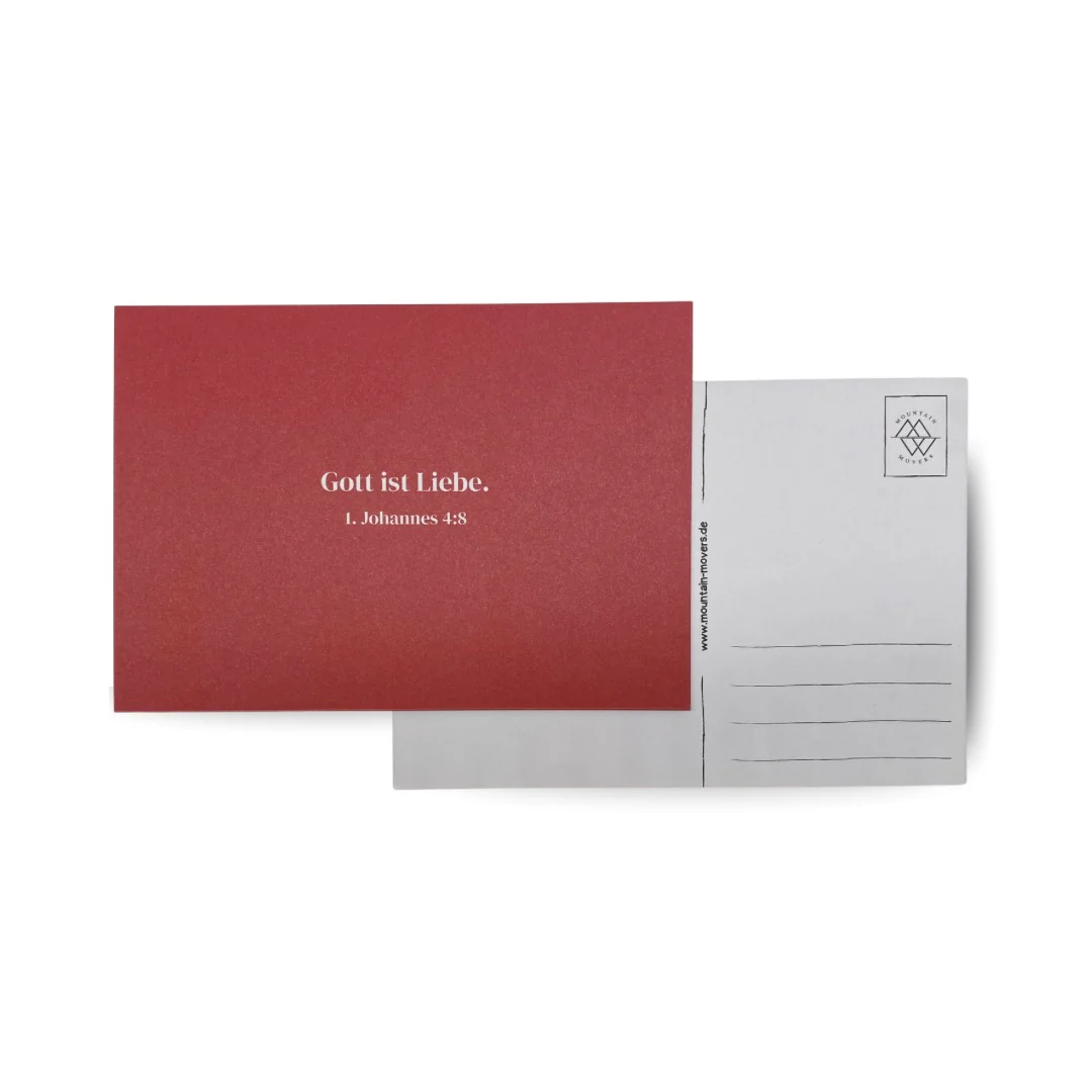 Gott ist Liebe. Postkarte - Image 2