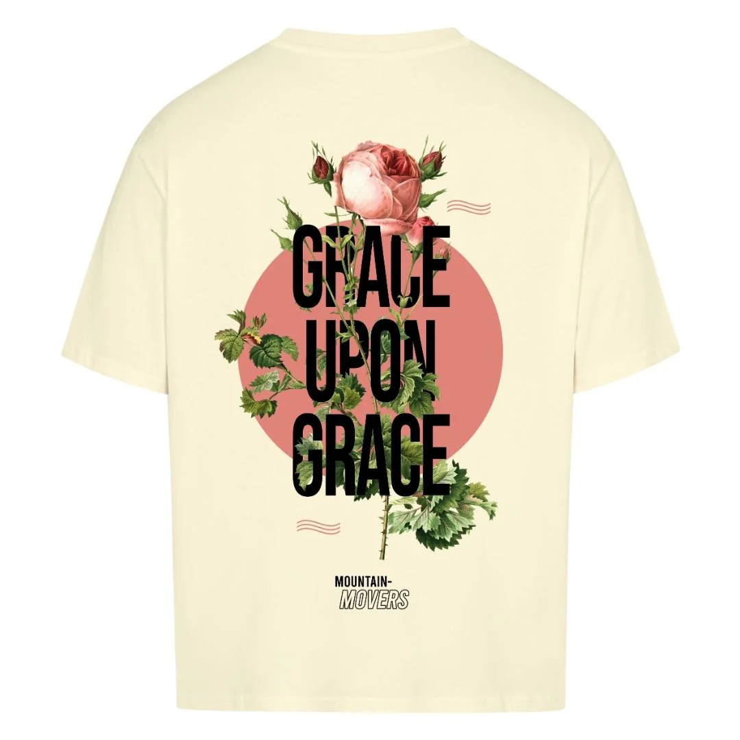 Grace upon Grace Oversized Shirt BackPrint - Image 4