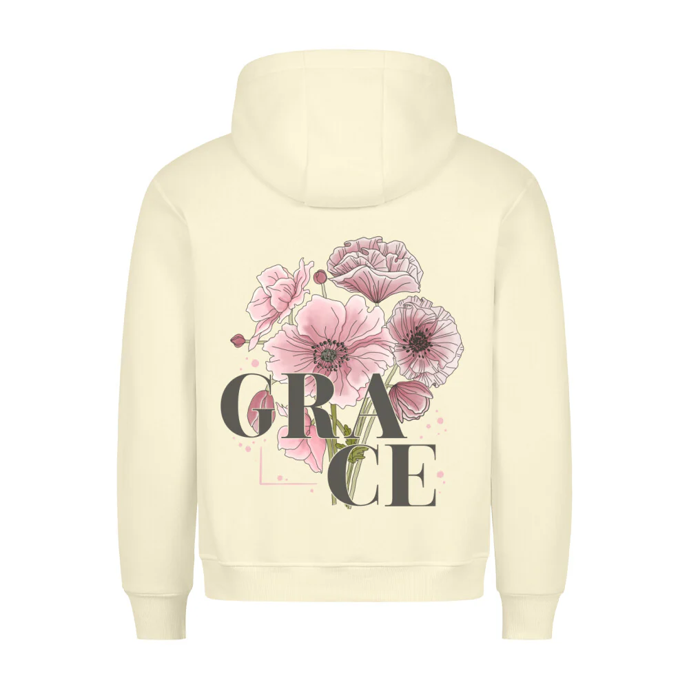 Grace Flower Hoodie BackPrint - Image 4