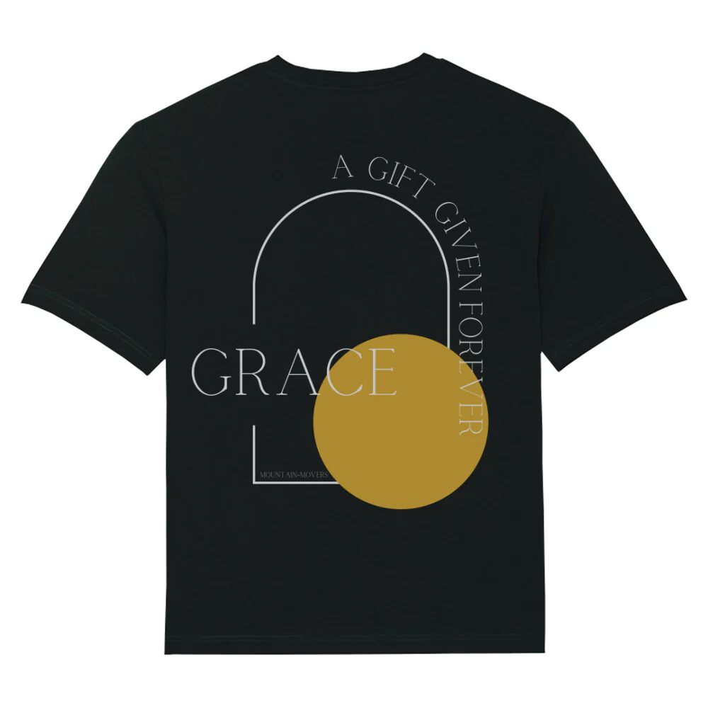 Grace is a Gift Oversized T-Shirt BackPrint - Image 4