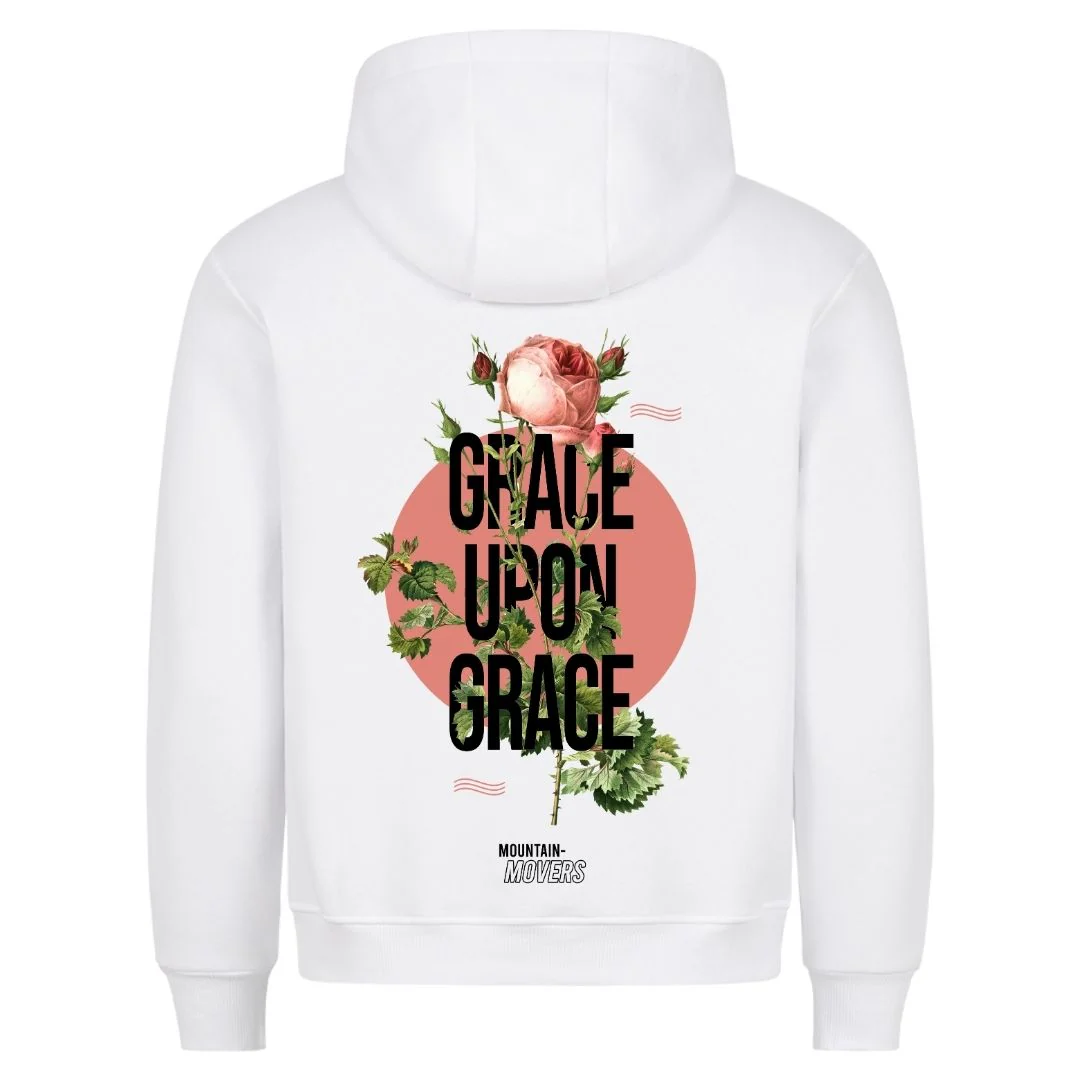 Grace upon Grace Hoodie Backprint - Image 2
