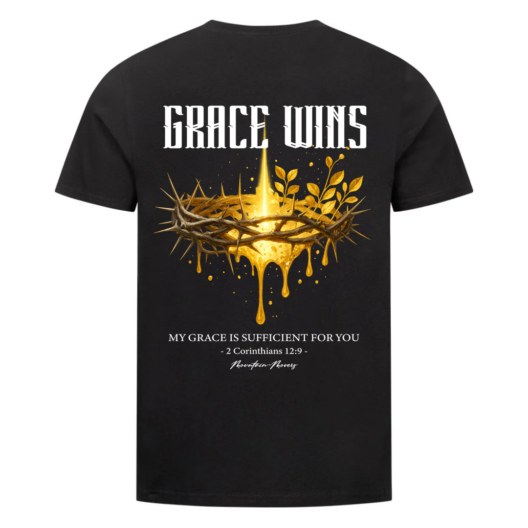Grace wins Shirt Backprint - Image 2