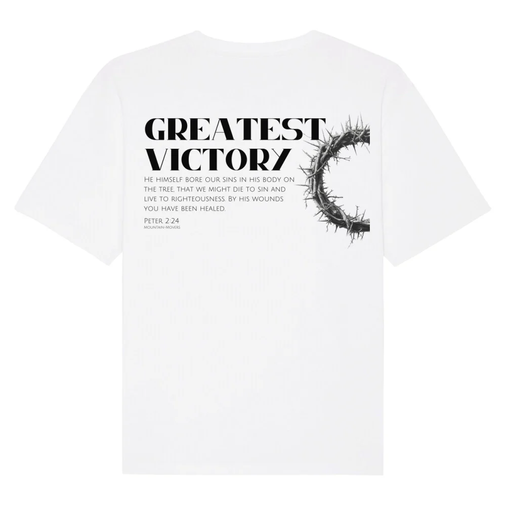 Greatest Victory Oversized Shirt BackPrint - Image 3