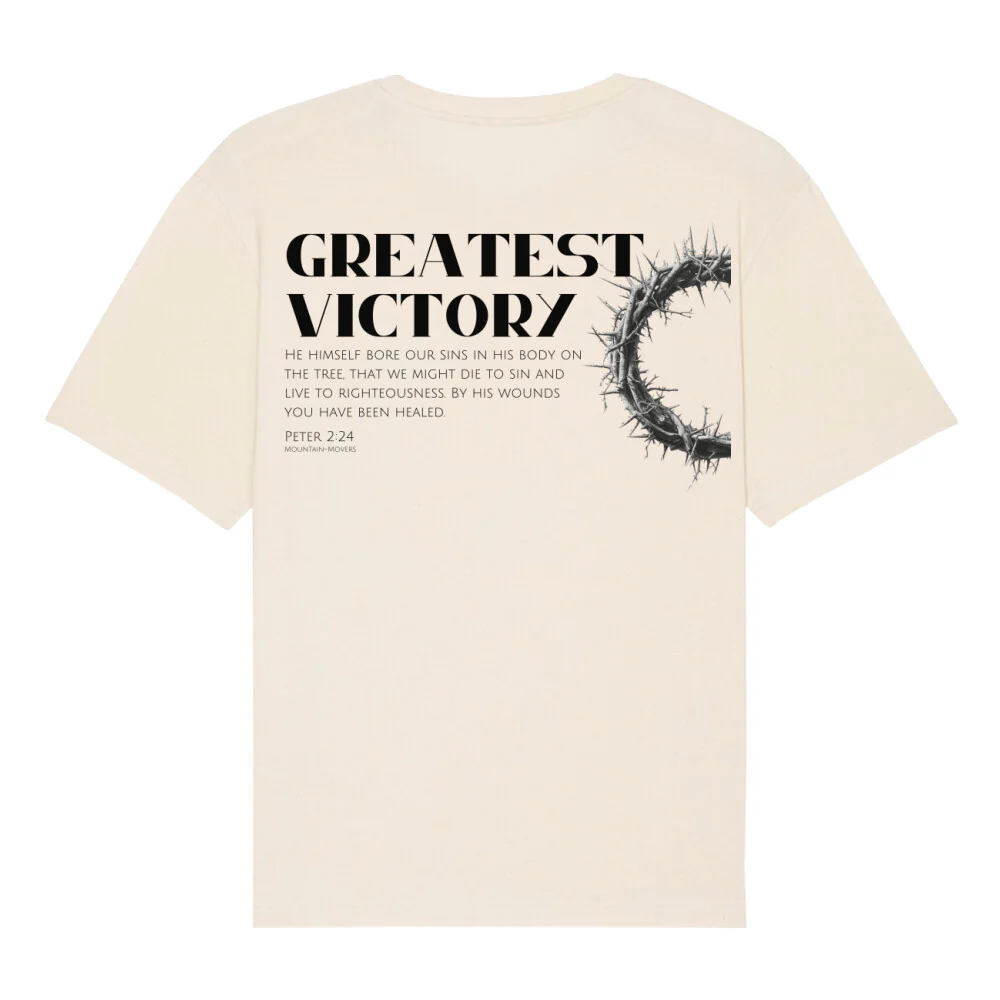 Greatest Victory Oversized Shirt BackPrint - Image 5