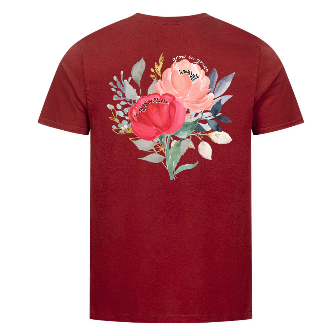 Grow in Grace Aquarell Shirt Backprint - Image 7