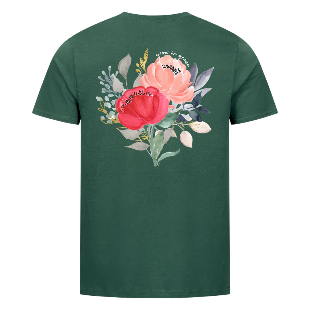 Grow in Grace Aquarell Shirt Backprint - Image 8