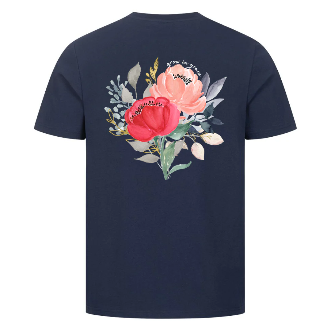 Grow in Grace Aquarell Shirt Backprint - Image 9