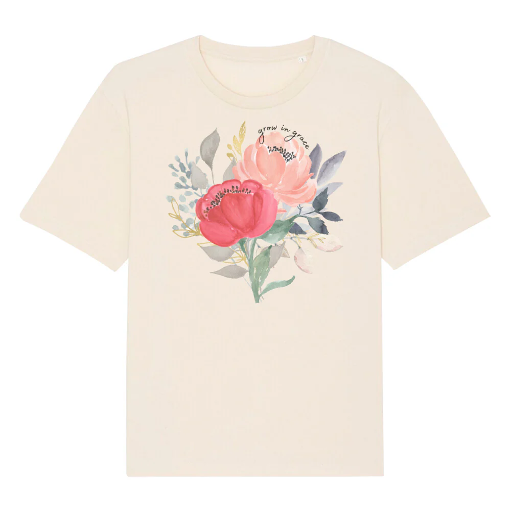 Grow in Grace Aquarell Oversized Shirt - Image 4
