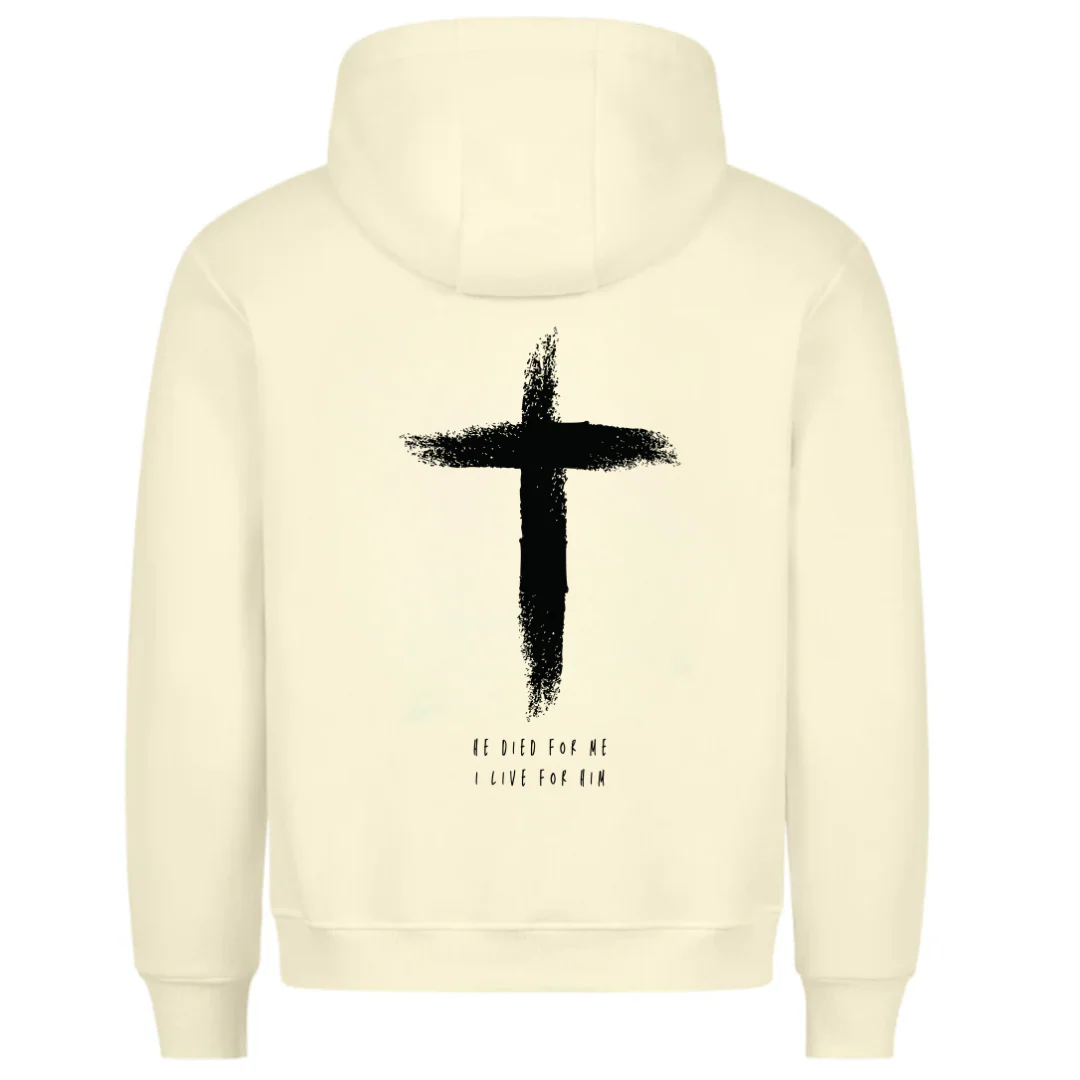 He Died Hoodie BackPrint - Image 3