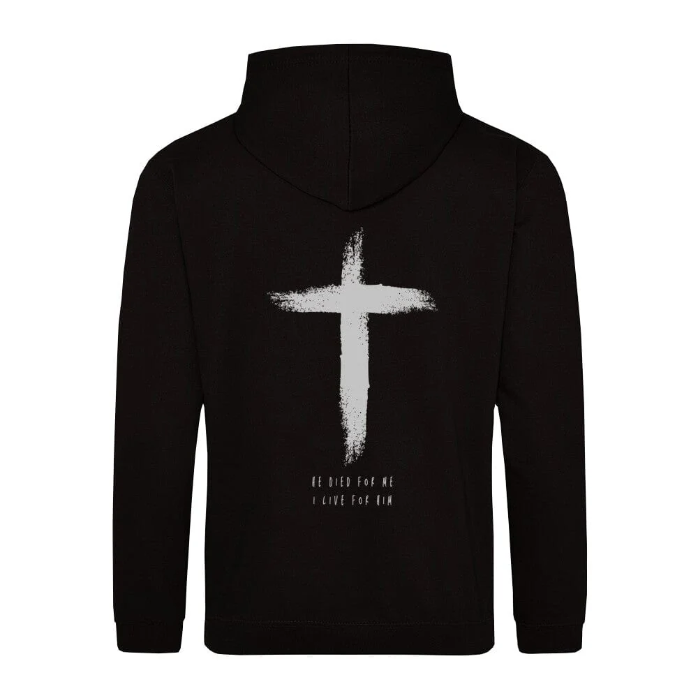 He Died Hoodie BackPrint - Image 5