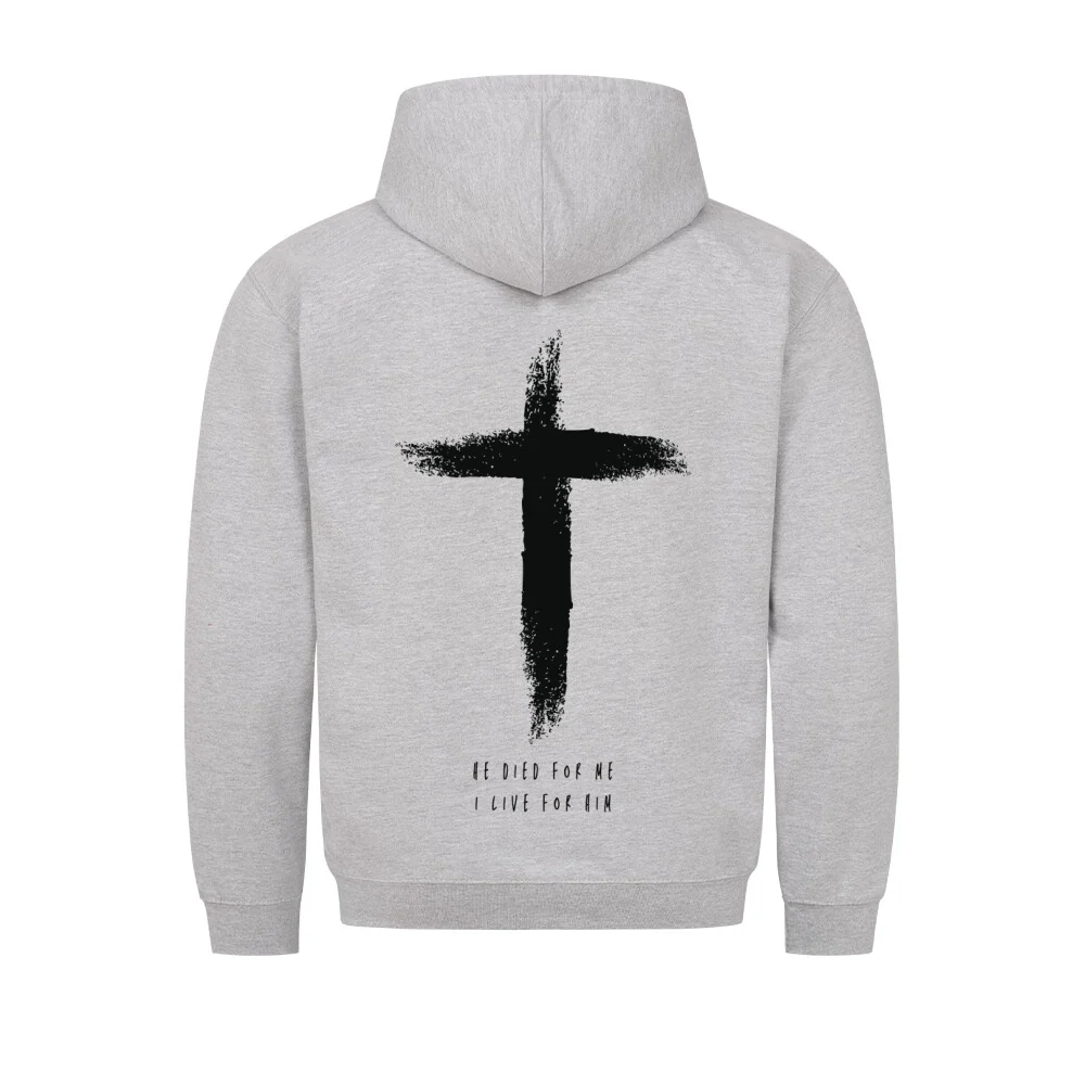 He Died Hoodie BackPrint - Image 7