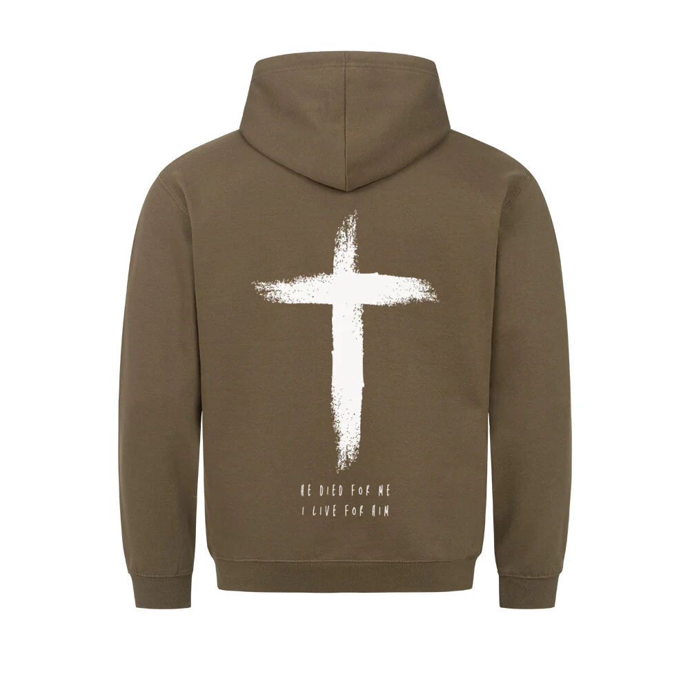 He Died Hoodie BackPrint - Image 8
