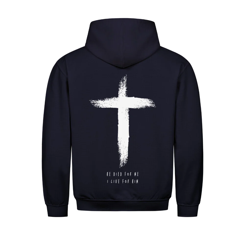 He Died Hoodie BackPrint - Image 9