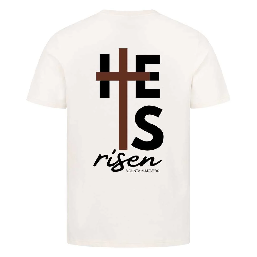 He is risen cross Shirt BackPrint - Image 6