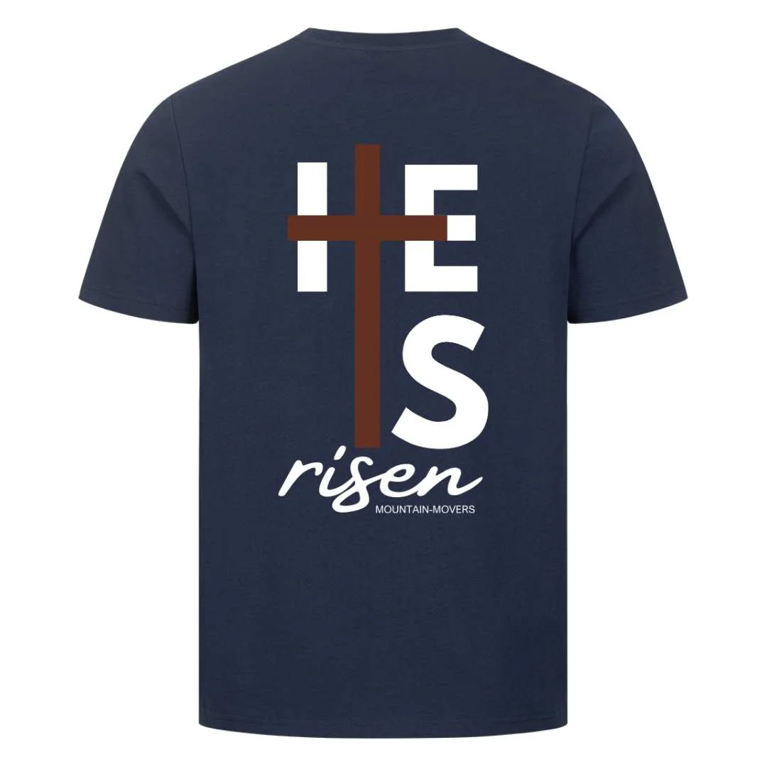He is risen cross Shirt BackPrint - Image 7