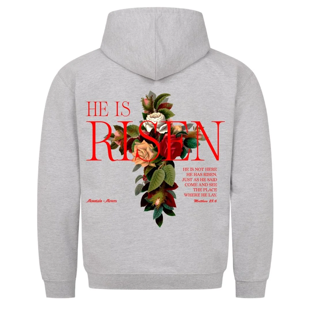 He is Risen Hoodie Backprint - Image 4