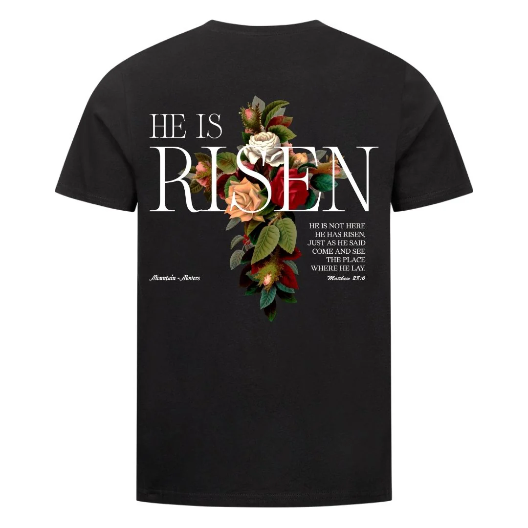 He is Risen Shirt BackPrint - Image 2