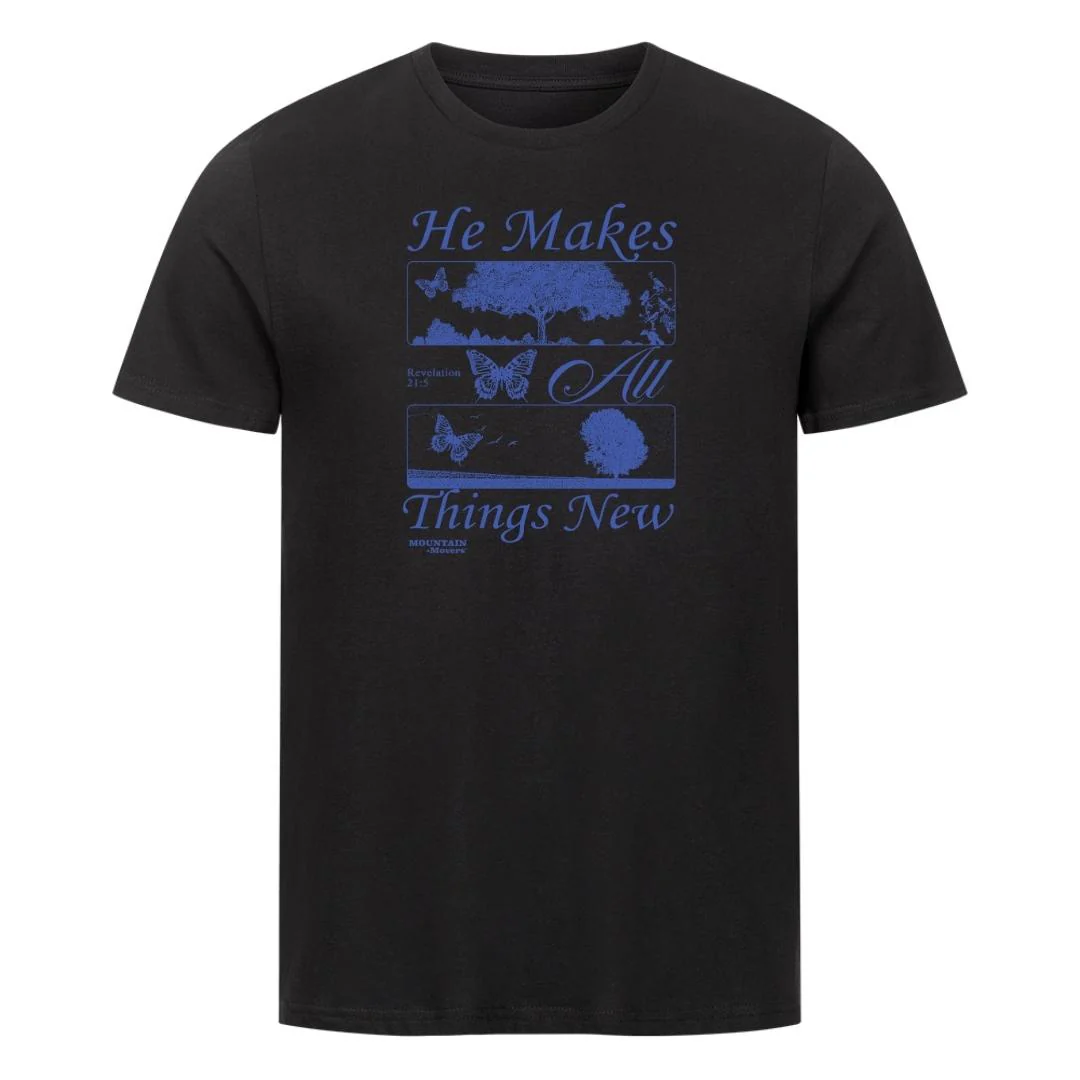 He makes all thinks new Retro Shirt - Image 5