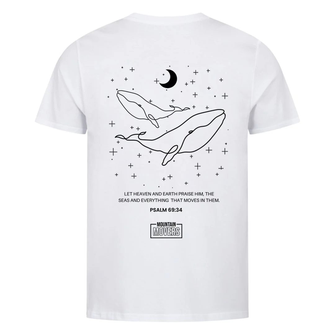 Heaven and earth praise him Shirt Backprint - Image 5