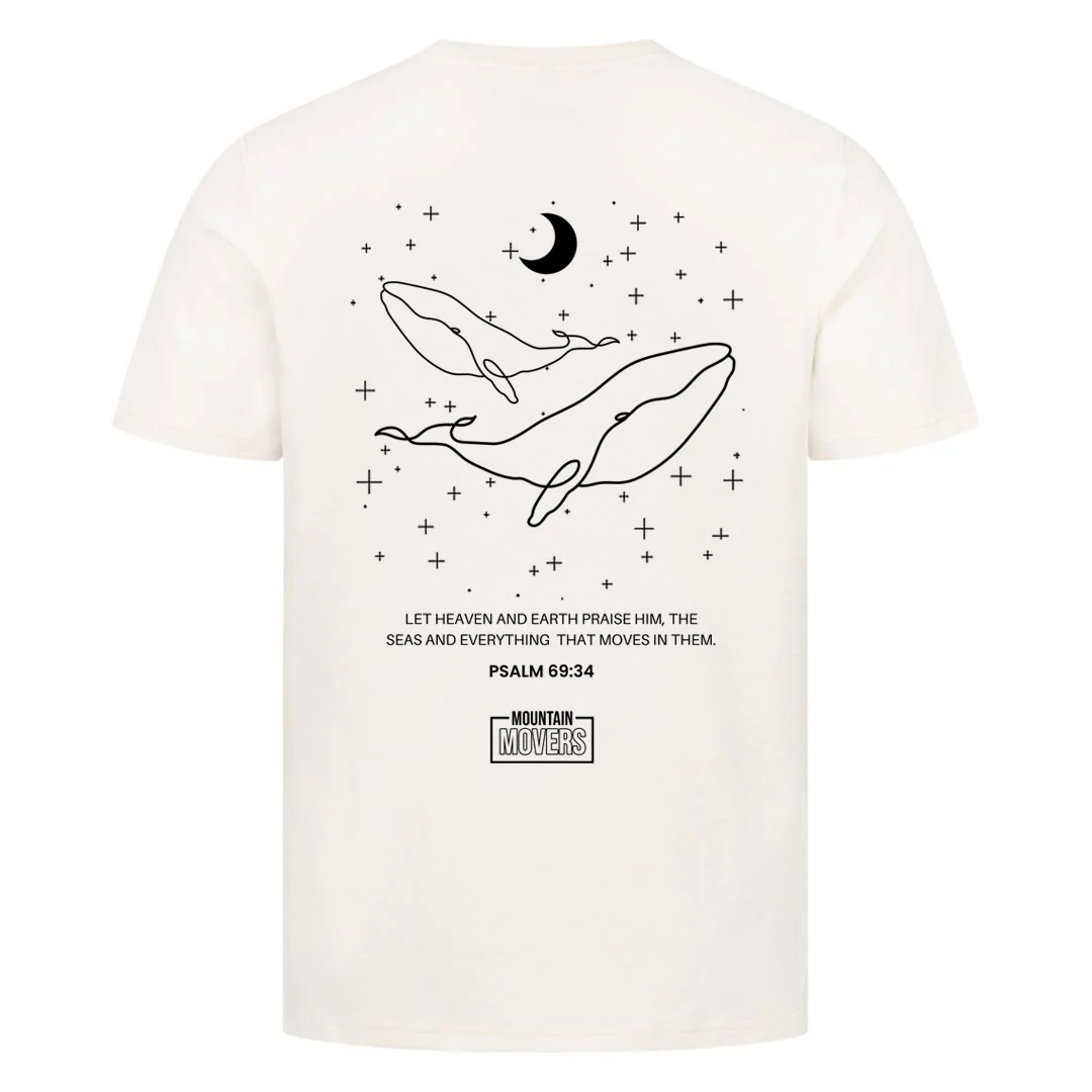 Heaven and earth praise him Shirt Backprint - Image 6