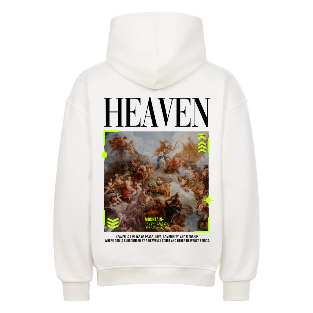 Heaven Oversized Hoodie BackPrint - Image 3