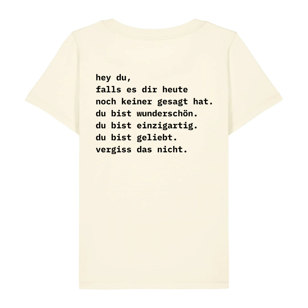 Keiner gesagt FRAUEN T-SHIRT Back-Print - Image 4