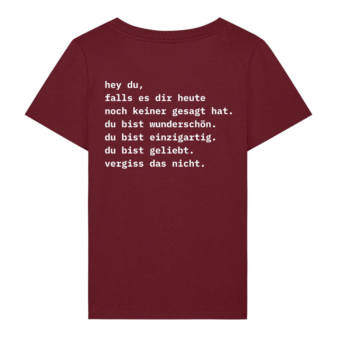 Keiner gesagt FRAUEN T-SHIRT Back-Print - Image 5