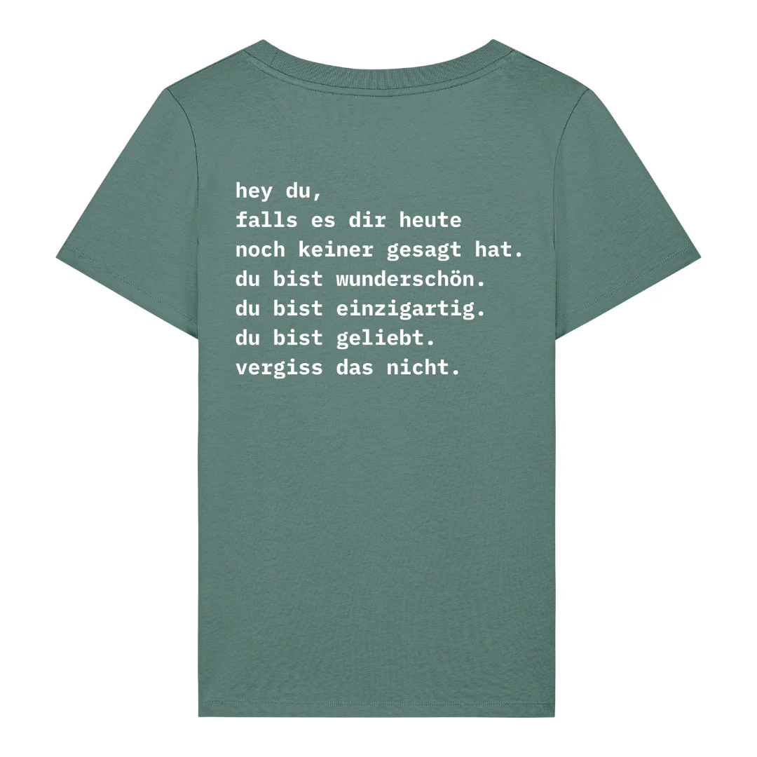 Keiner gesagt FRAUEN T-SHIRT Back-Print - Image 6