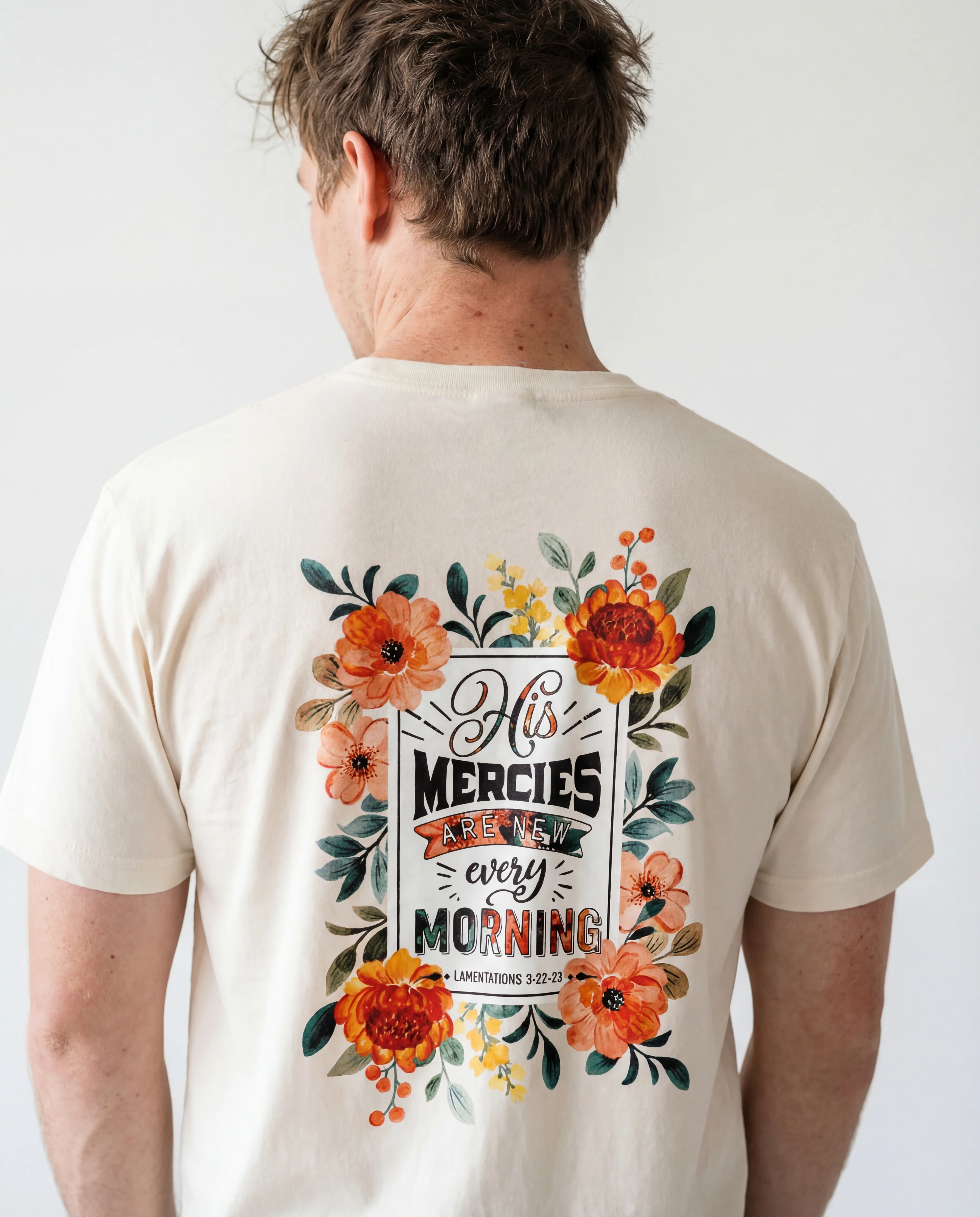 His Mercies are new Shirt BackPrint