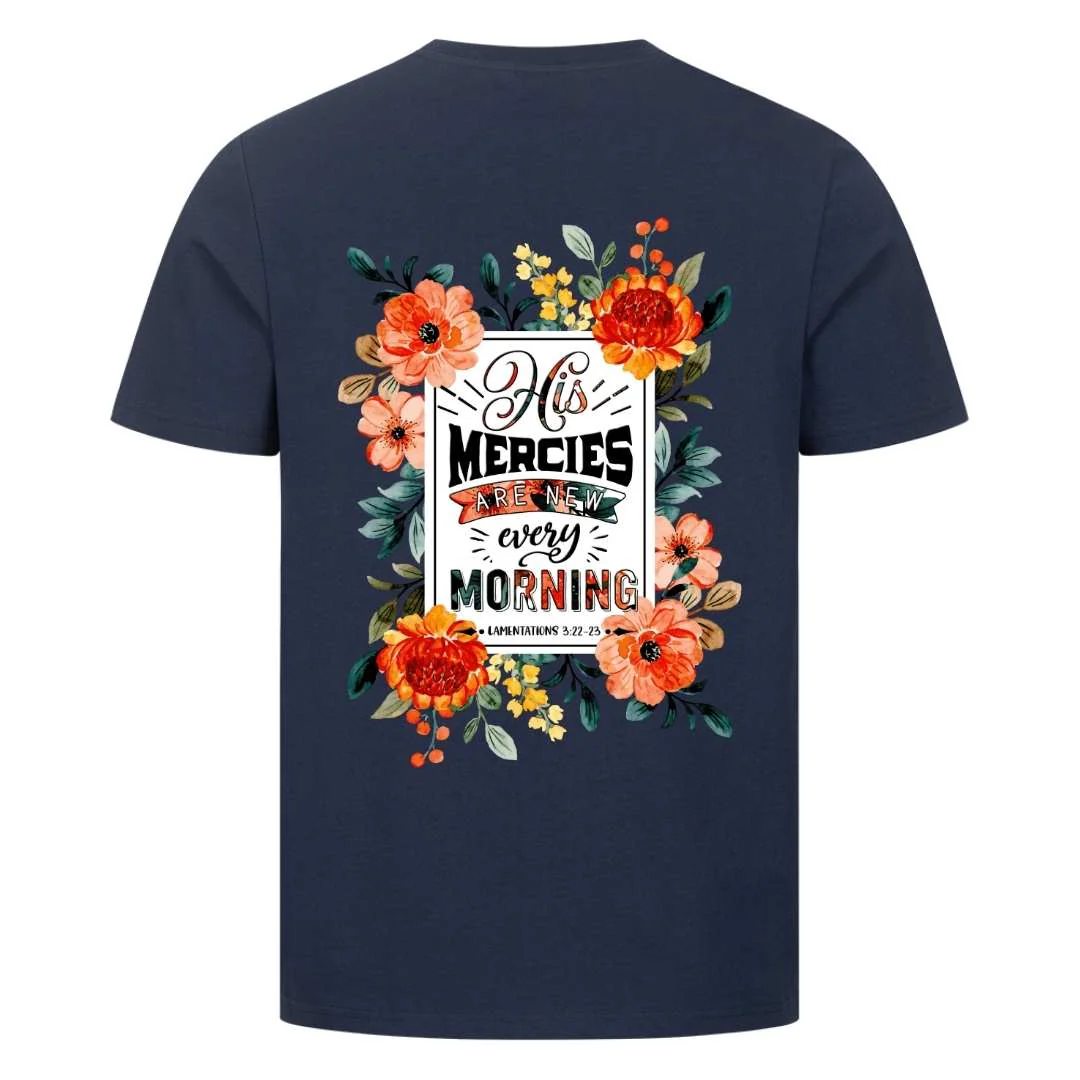His Mercies are new Shirt BackPrint - Image 10