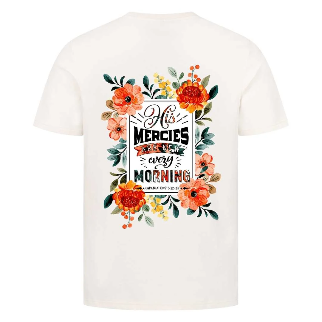 His Mercies are new Shirt BackPrint - Image 7