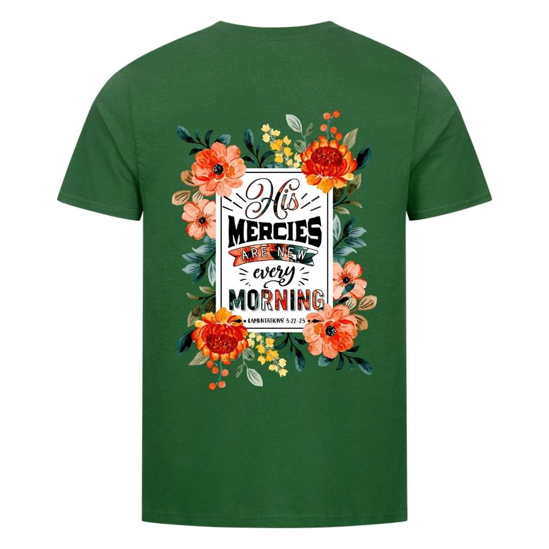 His Mercies are new Shirt BackPrint - Image 9