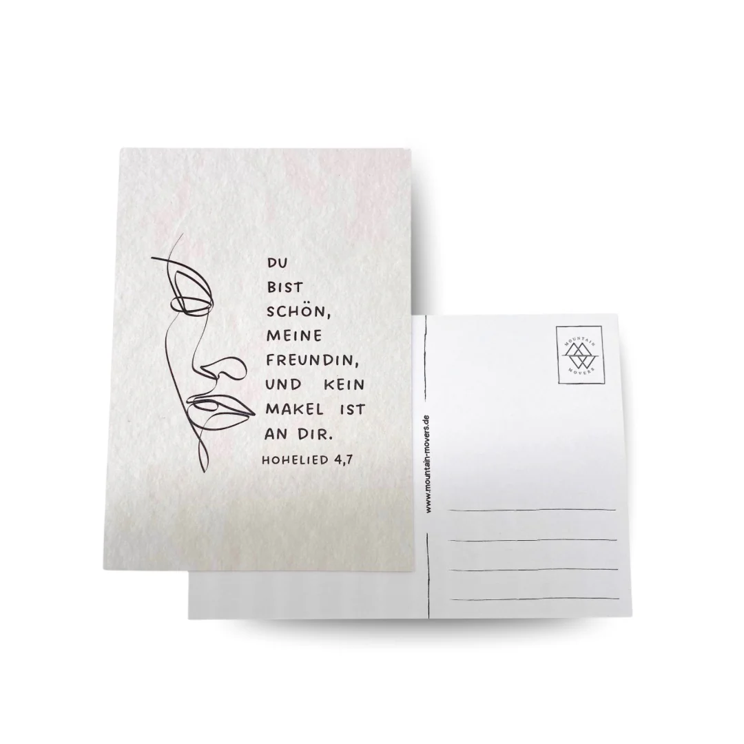 Hohelied 4,7 Postkarte - Image 2