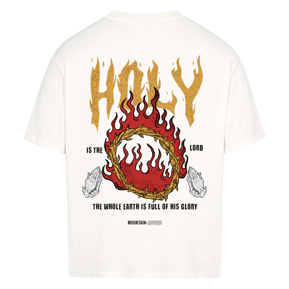 Holy Fire Streetwear Oversized Shirt BackPrint - Image 3