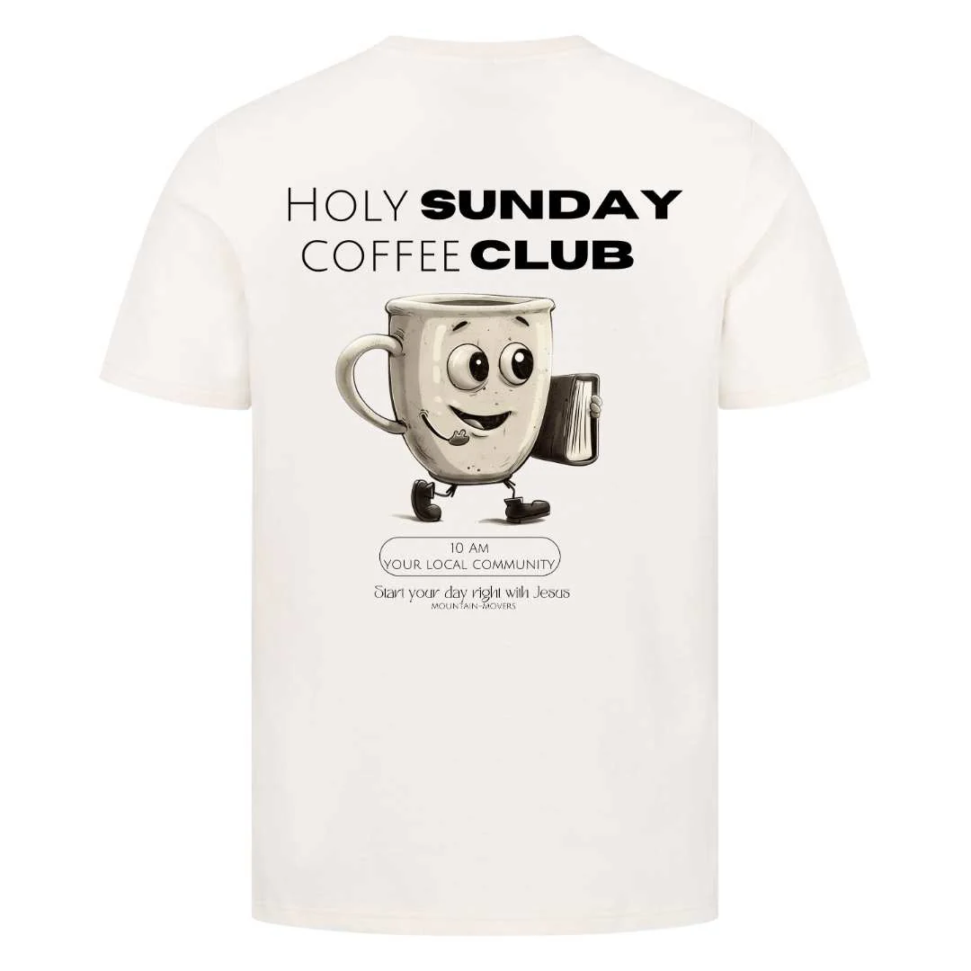 Holy Sunday Coffee Club Shirt BackPrint - Image 7