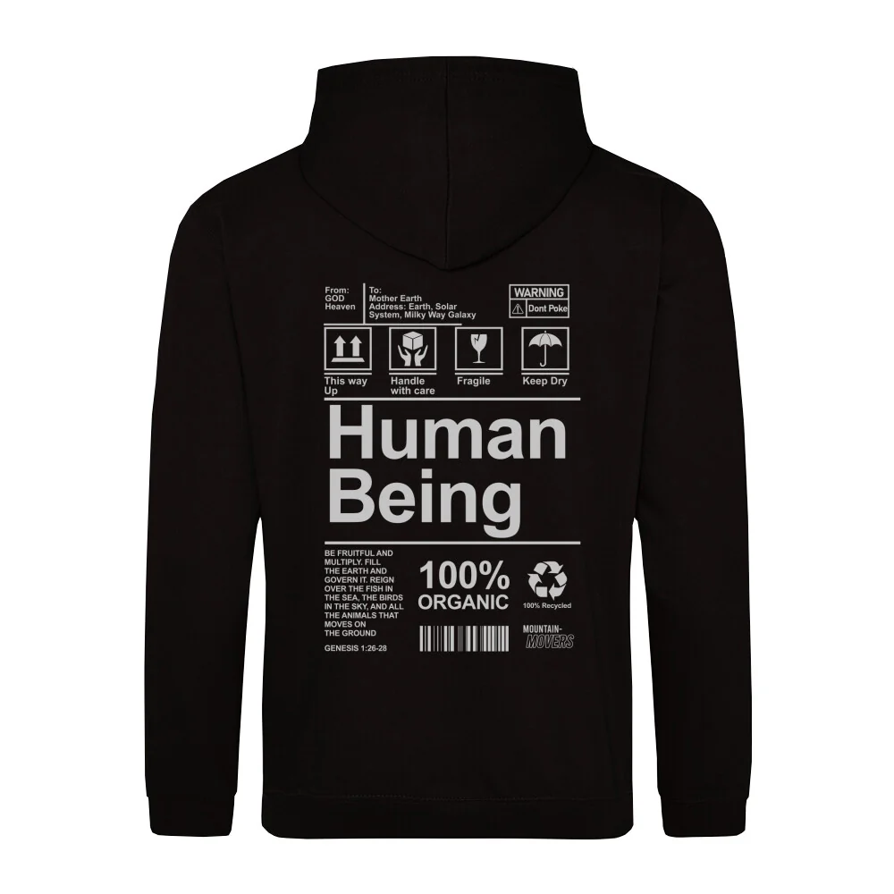 Human Being Hoodie BackPrint