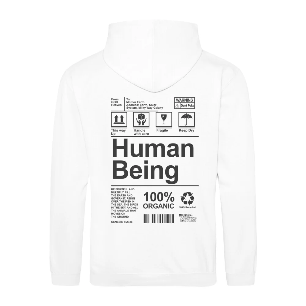 Human Being Hoodie BackPrint - Image 3