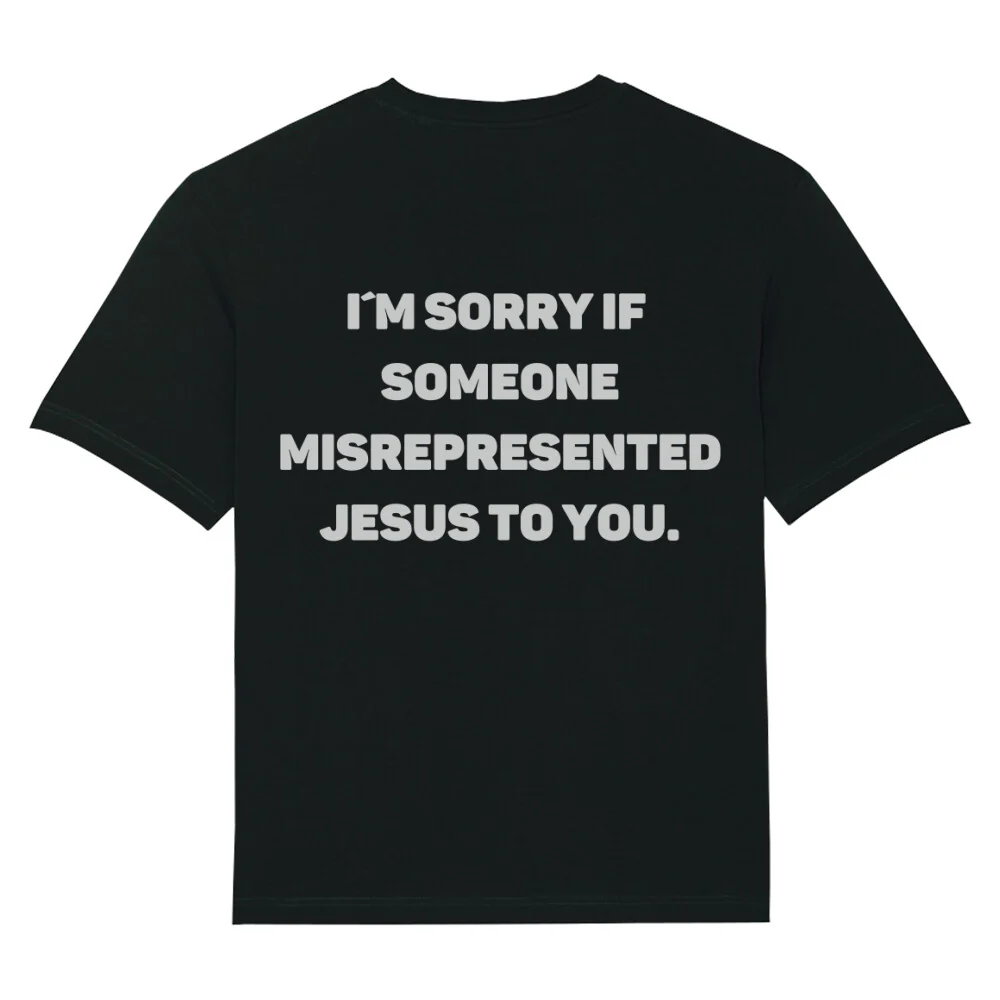 I´m sorry X Bible Oversized Shirt BackPrint