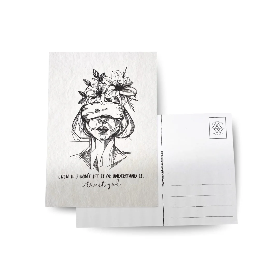 I trust God Postkarte - Image 2