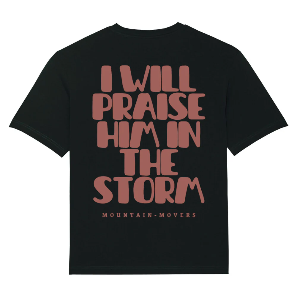 I will praise him Oversized Shirt BackPrint - Image 2