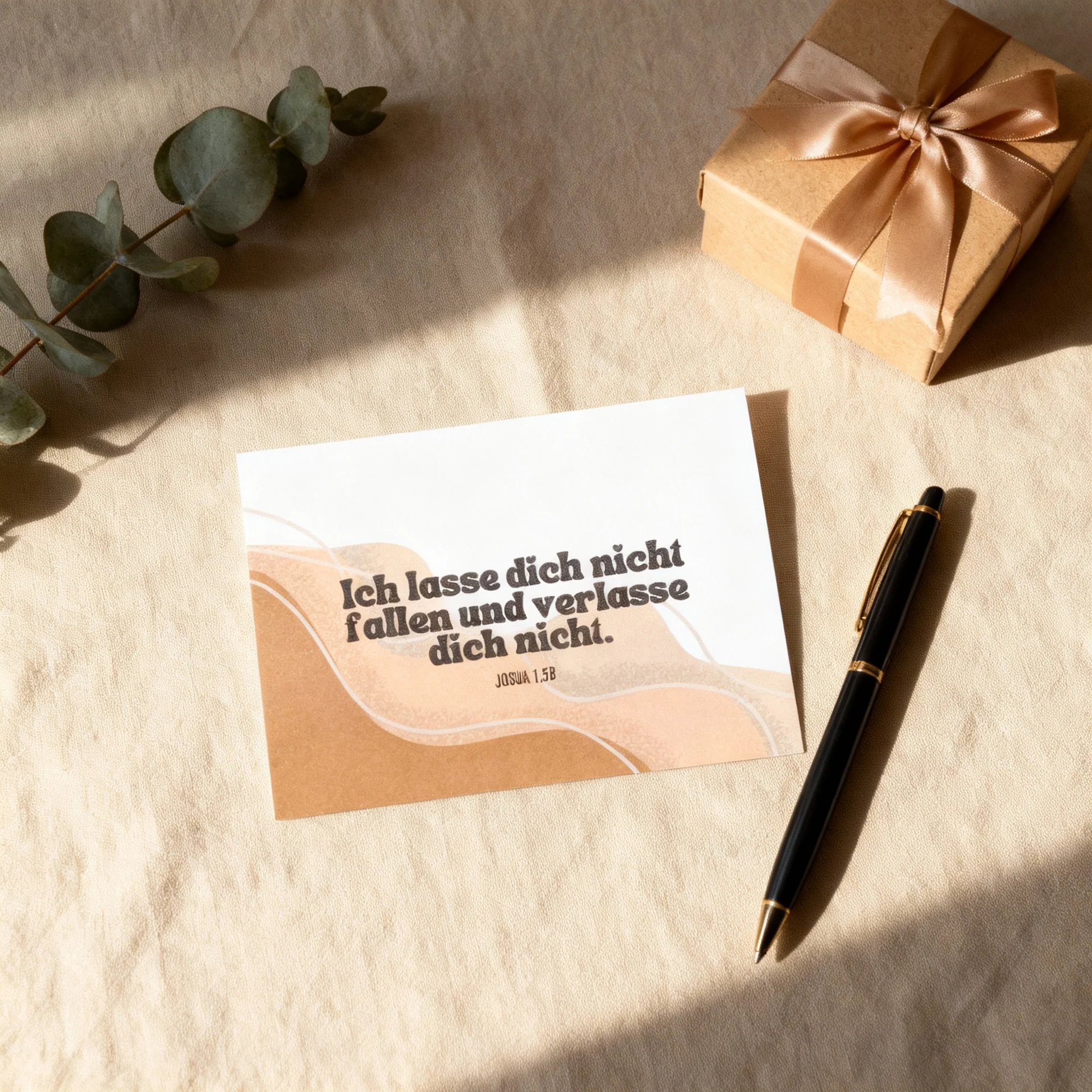 Ich lasse dich nicht fallen Postkarte