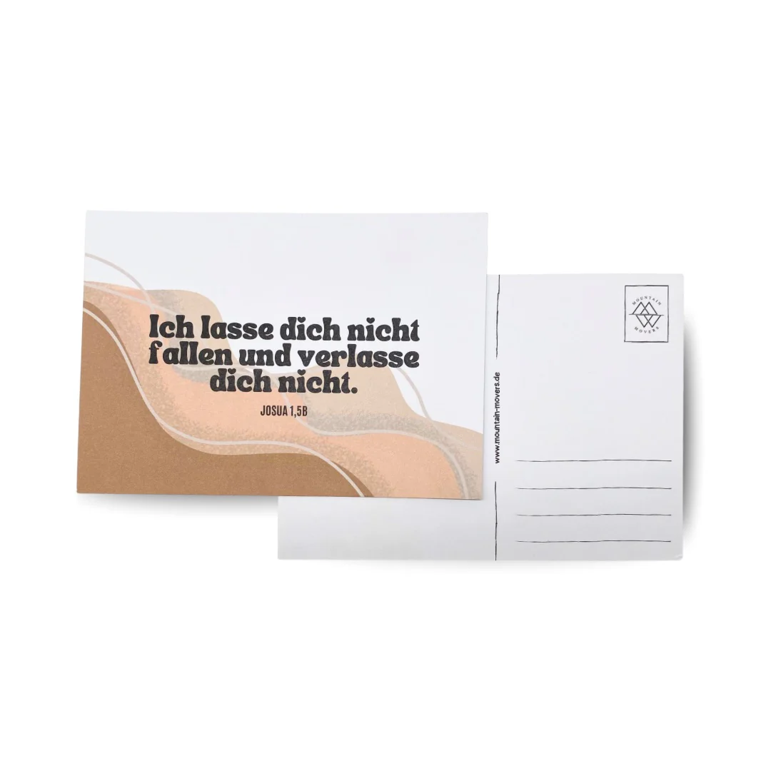 Ich lasse dich nicht fallen Postkarte - Image 2