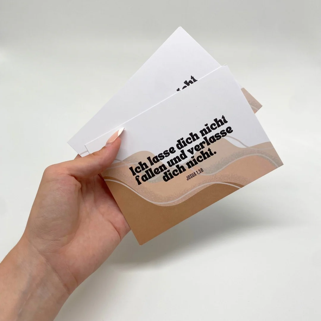 Ich lasse dich nicht fallen Postkarte - Image 3
