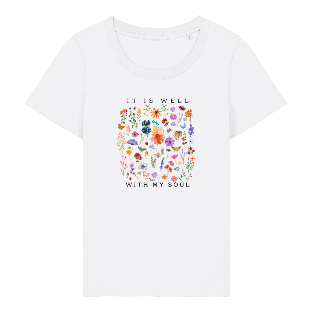It is well (Flowers) Frauen Shirt - Image 5